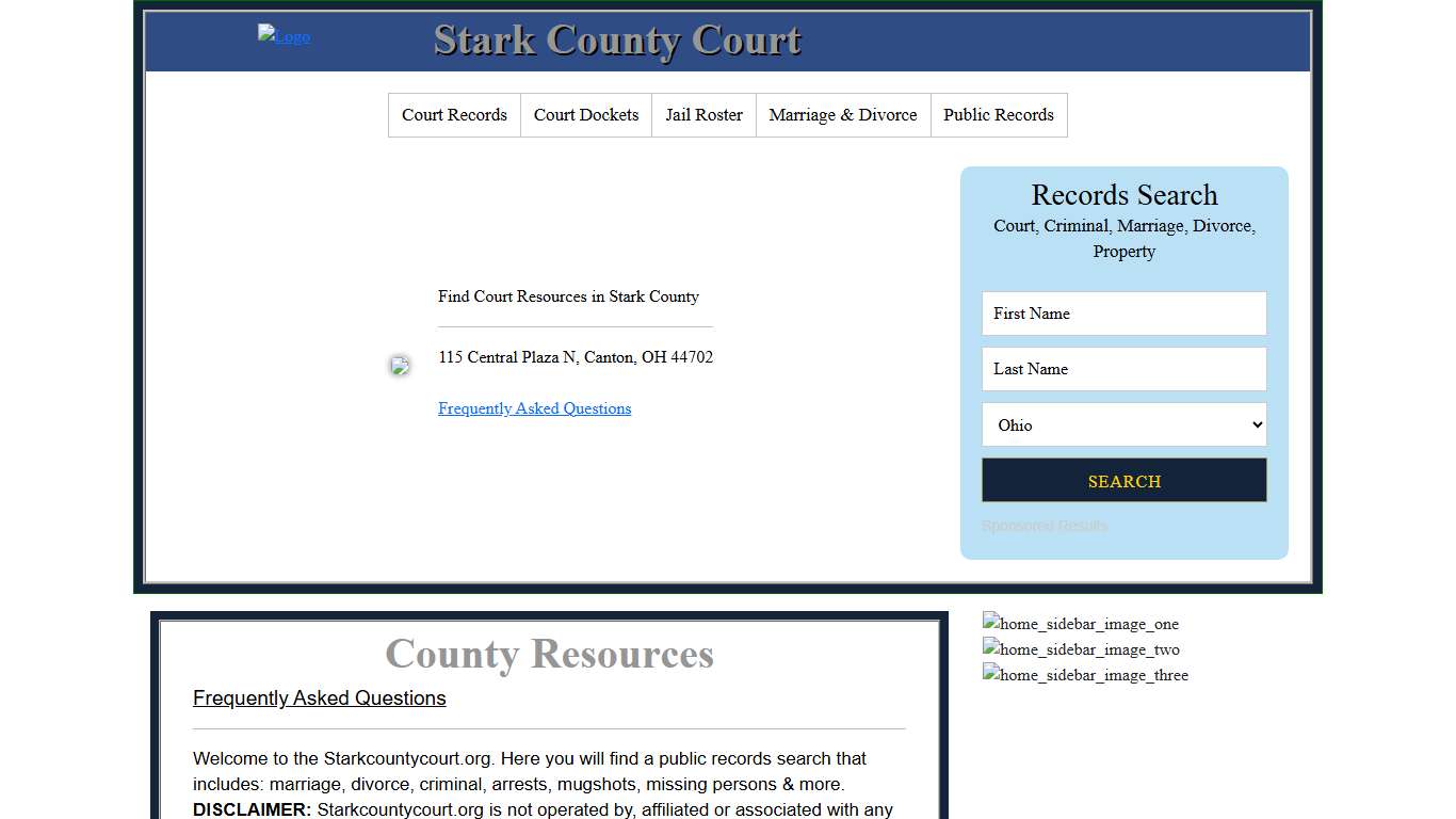 Stark County Court | Records Search